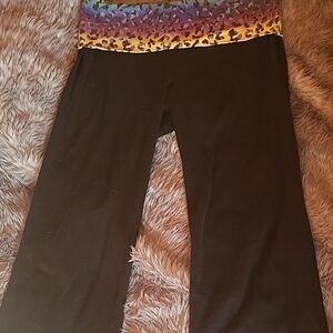 Colorful Leopard Print Bottoms